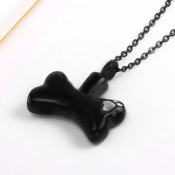 Dog Bone Urn Pendant Necklace