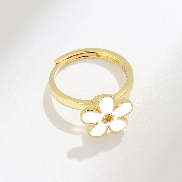 Flower Anxiety Fidget Spinner Ring