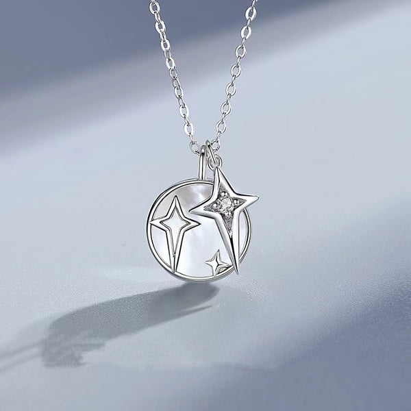 Galaxy Star Matching Couple Necklace