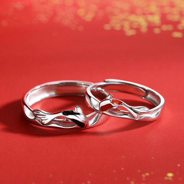 Koi Fish Matching Couple Ring