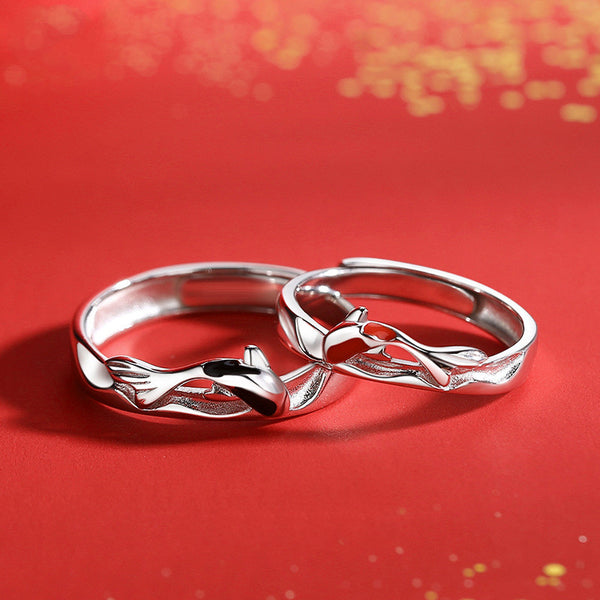 Koi Fish Matching Couple Ring – Perimade & Co.