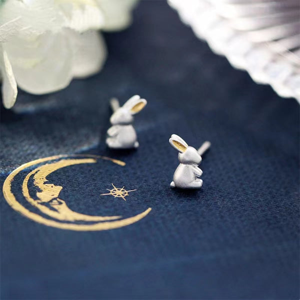 Bunny Rabbit Stud Earrings