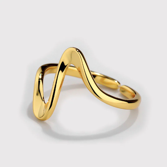 Infinity Wave Stackable Ring