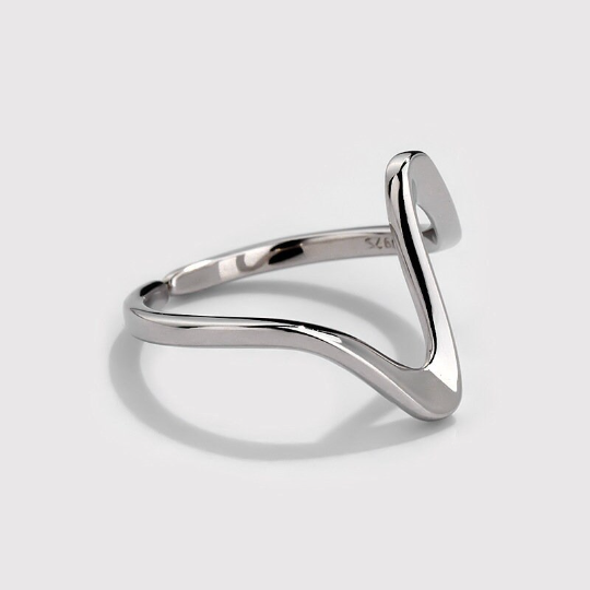 Infinity Wave Stackable Ring