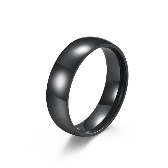 Classic Stainless Steel Couple Band Ring