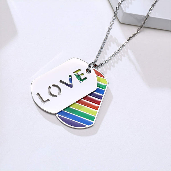Rainbow Charm Gay Pride Charms LGBTQ Rainbow Pendant for 