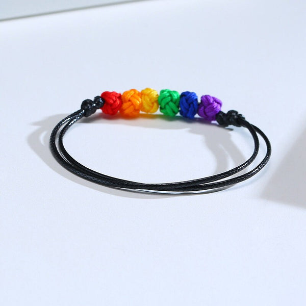 Rainbow LGBTQ Pride Couple Bracelet