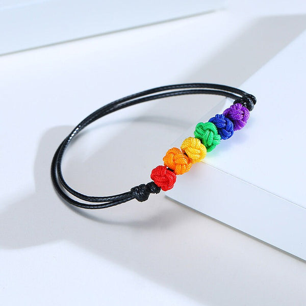 Rainbow LGBTQ Pride Couple Bracelet