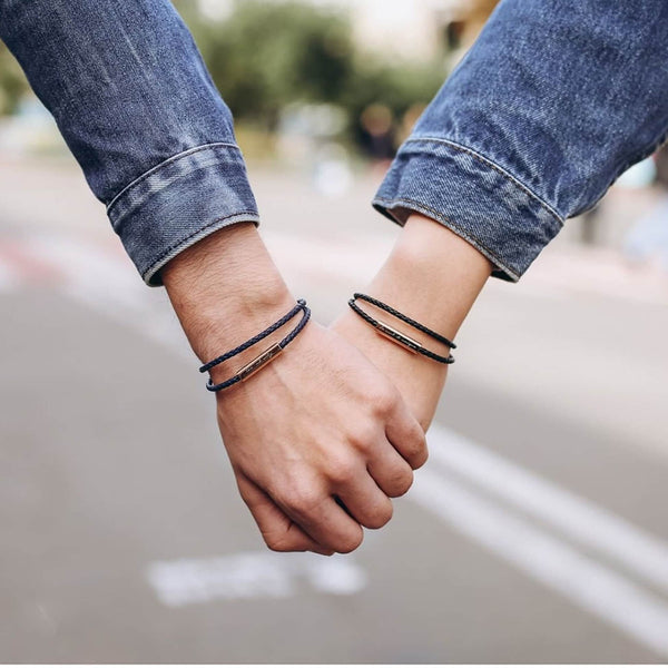 Custom Magnetic Couple Braided Bracelet