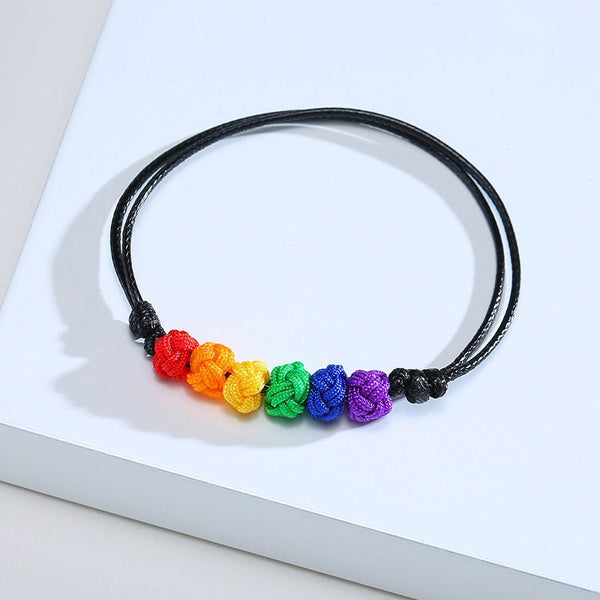 Rainbow LGBTQ Pride Couple Bracelet