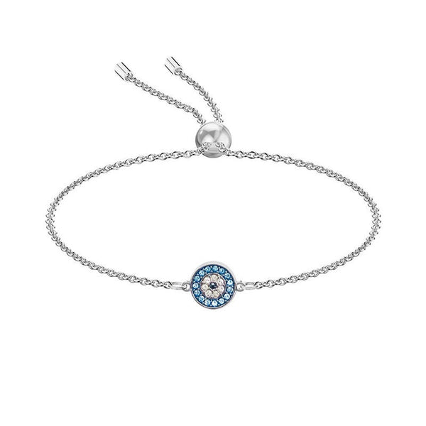 Evil Eye Crystal Charm Bracelet