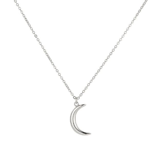 Crescent Moon Pendant Necklace