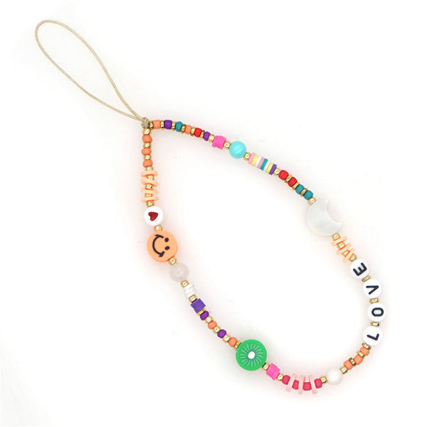 Y2k Boho Beaded Phone Charm Strap