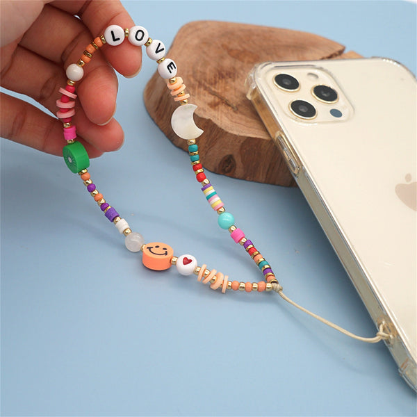 Y2k Boho Beaded Phone Charm Strap