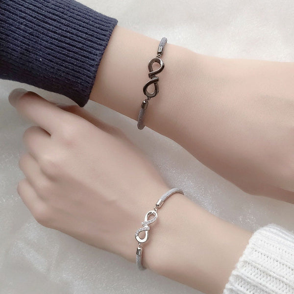 Mobius Strip Couple Matching Bracelet