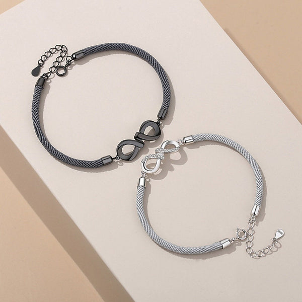 Mobius Strip Couple Matching Bracelet