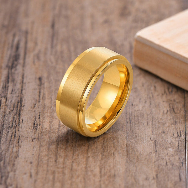 Fidget Spinner 8mm Couple Band Ring