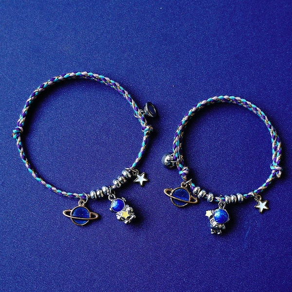 Spaceman Planet Couple Bracelet