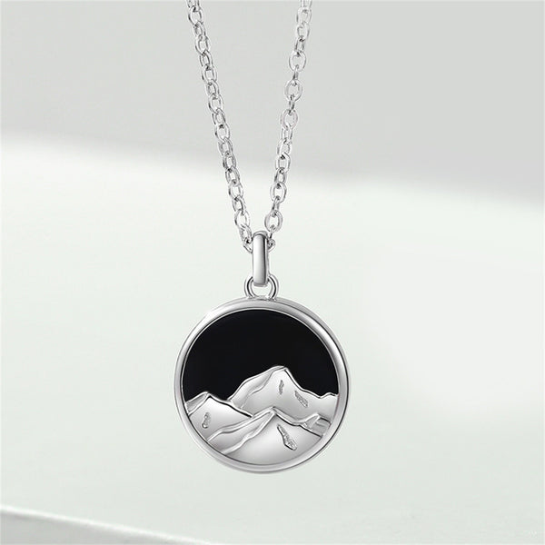 Mountain Ocean Matching Necklace