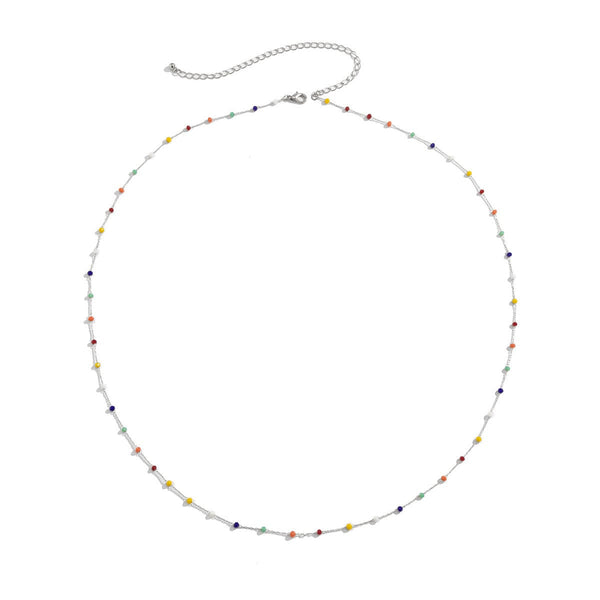 Dainty Color Bead Waist Belly Chain