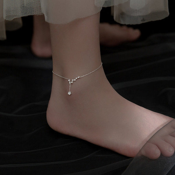 Big Dipper North Star Charm Anklet