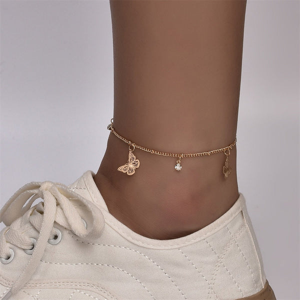 Butterfly Charm Anklet Bracelet Anklet