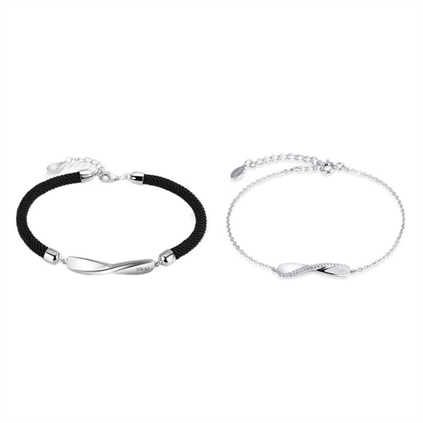 Mobius Strip Couple Matching Bracelet