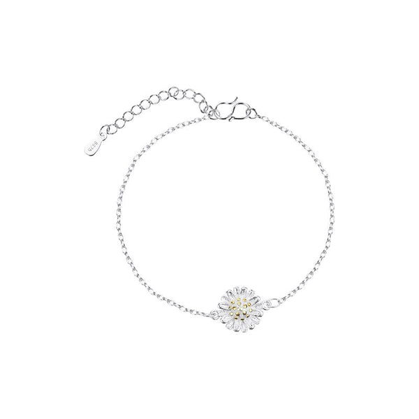 Daisy Flower Charm Wedding Anklet