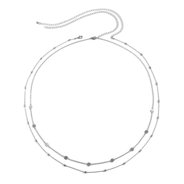 Circle Charm Bead Waist Belly Chain