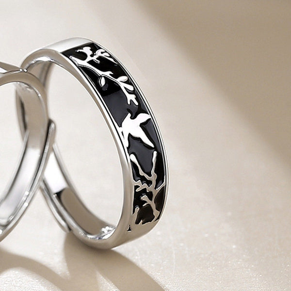 Love Bird Fish Couple Matching Ring