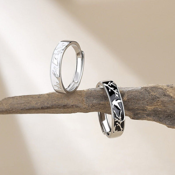 Love Bird Fish Couple Matching Ring