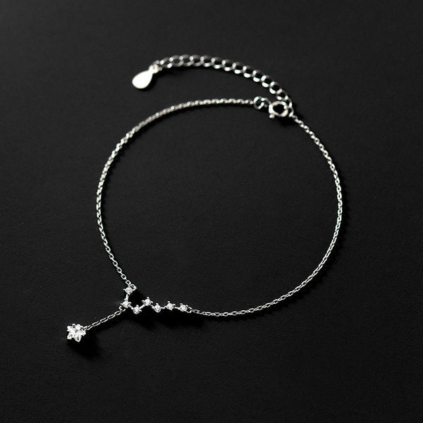 Big Dipper North Star Charm Anklet