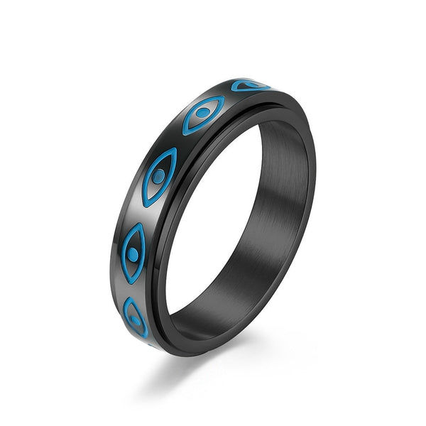 Eye Of Horus Anxiety Fidget Spinner Ring