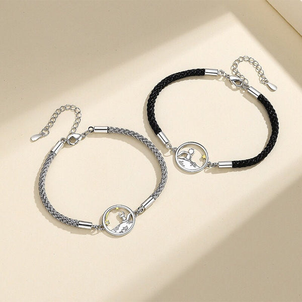 Little Prince Fox Planet Couple Bracelet